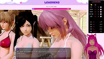 Vtuber lewdneko plays harem hotel part 27