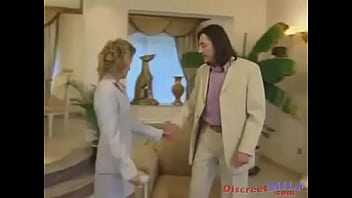 Wealthy milf takes it in the ass