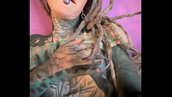 Masturbation solo tattooed girl dirty talk with german