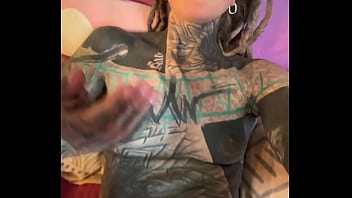 Masturbation solo tattooed girl dirty talk with german