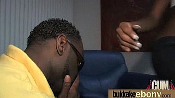 Black pornstar debut bukkake 12