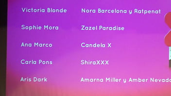 Nora Barcelona & Ratpenat Ganadores Premio Ninfa Mejores Webcamers 2016mts thumbnail