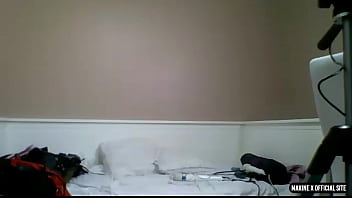 Solo performance of busty maxine x dildo fucking her horny twat