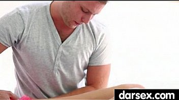 Gorgeous babe passionately fucked 19