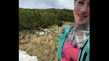 I made a sextape for you up on the top of the mountain ️