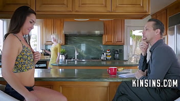 Her stepdaughter fucks her new husband