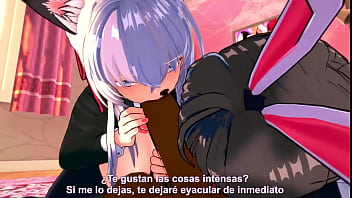 Alya the cold russian and yuki suou end up becoming two very hot bunnies