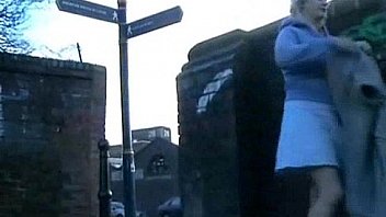 Busty amateur upskirts peek at sexy blonde voyeur cherry flashing pussy in publi Busty amateur upskirts peek at sexy blonde voyeur cherry flashing pussy in publi