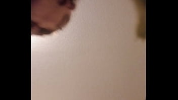 Sitter moans on fat cock