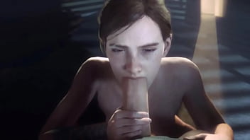 Deepthroat and facial for ellie animation