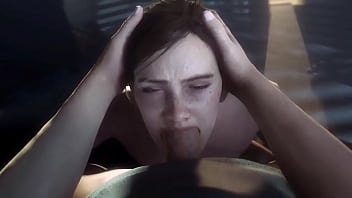 Deepthroat and facial for ellie animation