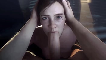 Deepthroat and facial for ellie animation