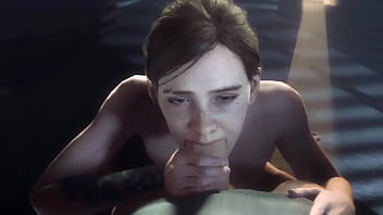 Deepthroat and facial for ellie animation