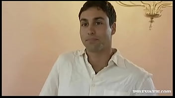 Rose rides a big dick while wearing latex stockings before cunnilingus