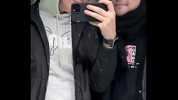 Just a quick kiss in a public restroom or was it more than that we might’ve filmed something else in there