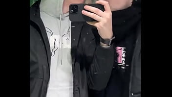 Just a quick kiss in a public restroom or was it more than that we might’ve filmed something else in there