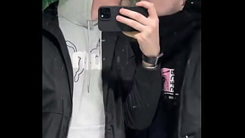 Just a quick kiss in a public restroom or was it more than that we might’ve filmed something else in there