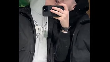 Just a quick kiss in a public restroom or was it more than that we might’ve filmed something else in there