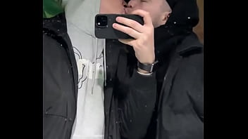 Just a quick kiss in a public restroom or was it more than that we might’ve filmed something else in there