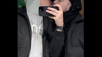 Just a quick kiss in a public restroom or was it more than that we might’ve filmed something else in there