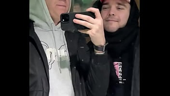 Just a quick kiss in a public restroom or was it more than that we might’ve filmed something else in there