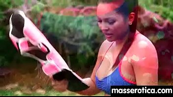 Petite girl gives big boobs lesbian an orgasm to remember 19