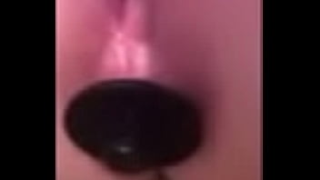 Ex girlfriend toying with butt plug