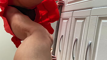 Milf stepmom underskirt get huge creampie