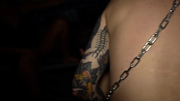 Sex on a fire escape with a friend sticky pussies