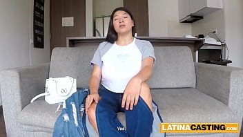 Huge tits colombian milf goes all in for her audition shot Huge tits colombian milf goes all in for her audition shot