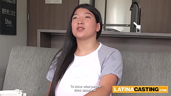 Huge tits colombian milf goes all in for her audition shot