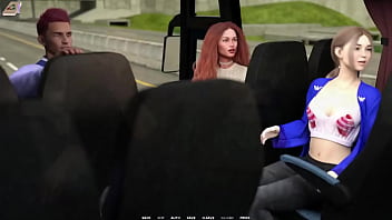 Taboo university #59 hot emo girl drinks all my juicy cum in a public bus