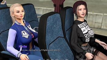 Taboo university #59 hot emo girl drinks all my juicy cum in a public bus