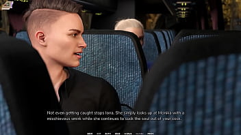 Taboo university #59 hot emo girl drinks all my juicy cum in a public bus