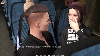 Taboo university #59 hot emo girl drinks all my juicy cum in a public bus