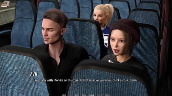 Taboo university #59 hot emo girl drinks all my juicy cum in a public bus