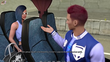 Taboo university #59 hot emo girl drinks all my juicy cum in a public bus