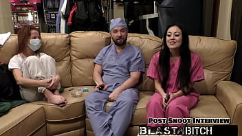 Blaire celeste gives two blowjobs before getting blasted with cum pov version