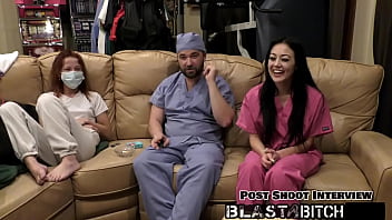 Blaire celeste gives two blowjobs before getting blasted with cum pov version