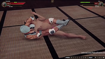 Broadzilla vs rok nf3d mixed mma combat femdom