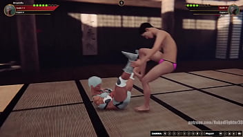 Broadzilla vs rok nf3d mixed mma combat femdom