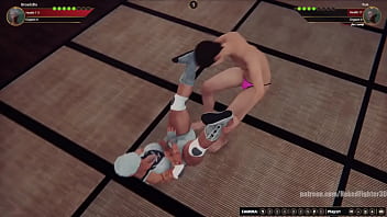Broadzilla vs rok nf3d mixed mma combat femdom