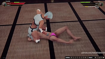Broadzilla vs rok nf3d mixed mma combat femdom