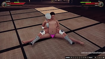 Broadzilla vs rok nf3d mixed mma combat femdom