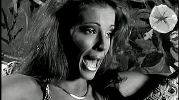 Tall slim bikini chick with big titties dances