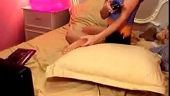 Sexy teen brunette blowjob deep throat on web