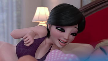 Step mommy blows 3d futanari porn