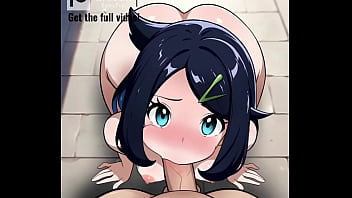 Liko lost a pokémon battle against you so now she became your submissive fucking sex slave who will suck your cock whenever you order her to