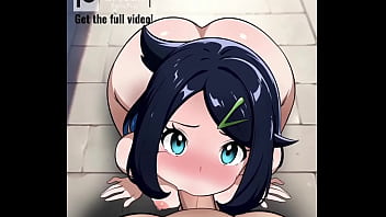 Liko lost a pokémon battle against you so now she became your submissive fucking sex slave who will suck your cock whenever you order her to