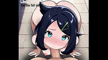 Liko lost a pokémon battle against you so now she became your submissive fucking sex slave who will suck your cock whenever you order her to